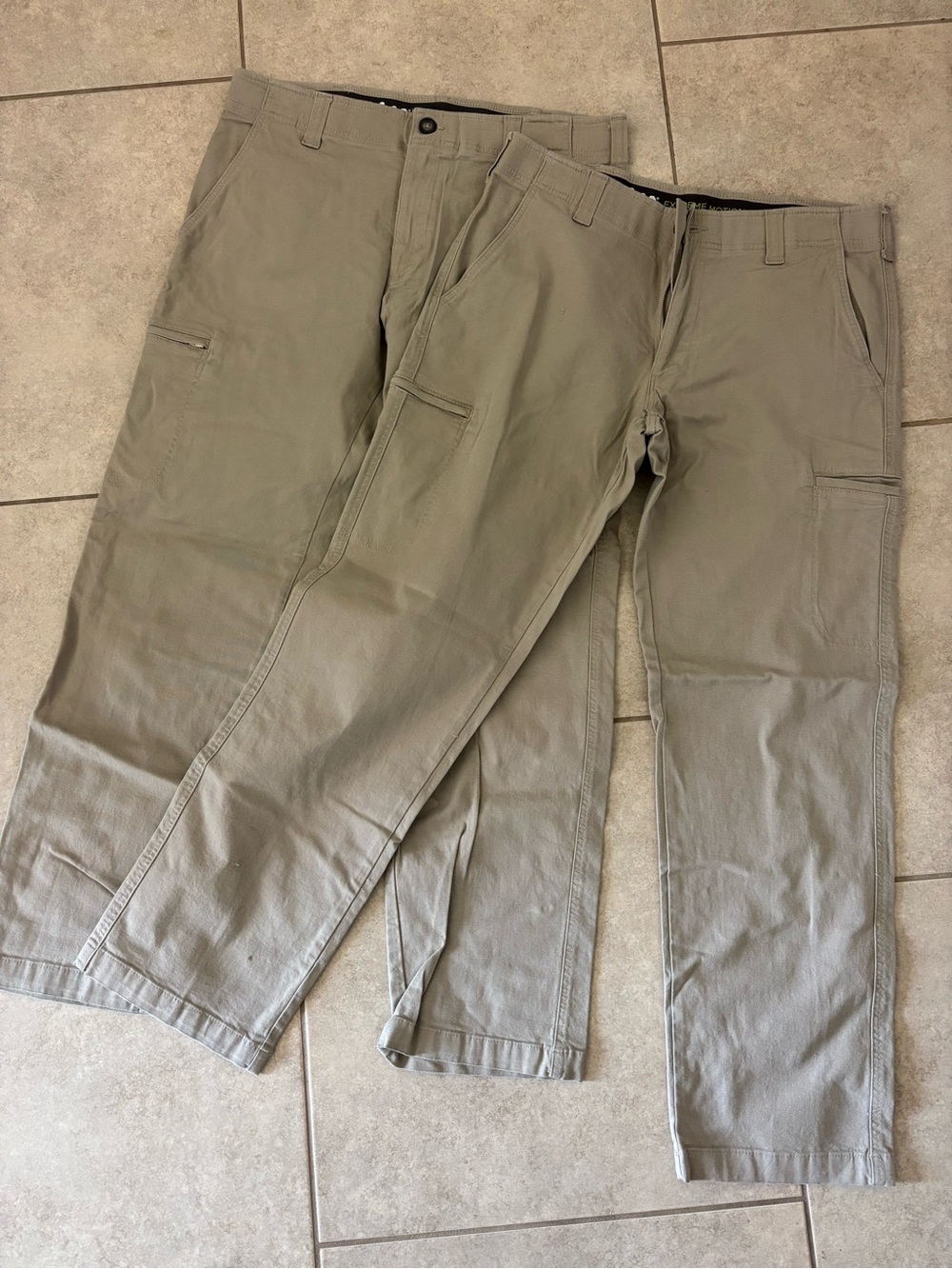 Lee Men's Cargo Pants Khaki 2 pairs